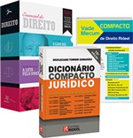 Ficha técnica e caractérísticas do produto Kit Livros - Vade Mecum Compacto de Direito Rideel + Dicionário Compacto Jurídico + Box o Essencial do Direito