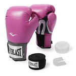 Ficha técnica e caractérísticas do produto Kit Luva de Boxe Everlast Training 10 Oz + Bandagem + Protetor Bucal