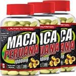 Ficha técnica e caractérísticas do produto Kit 3 Maca Peruana 1000mg 180 Comprimidos Lauton Nutrition