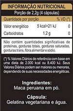 Ficha técnica e caractérísticas do produto Kit 3 Maca Peruana Premium 550mg Unilife 120 Capsulas
