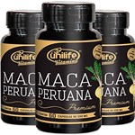 Ficha técnica e caractérísticas do produto Kit - 3 Maca Peruana Premium 550mg Unilife 60 Capsulas