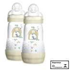 Ficha técnica e caractérísticas do produto Kit 2 Mamadeiras Easy Start - First Bottle - 320ml Neutral - MAM - Ref - 4681 UN