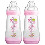 Ficha técnica e caractérísticas do produto Kit Mamadeiras First Bottle 2pçs (0m+) Girls 4674 - MAM