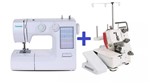 Ficha técnica e caractérísticas do produto Kit Máquinas de Costura Domésticas, Zig Zag (FY2200) + Overlock (FN2-7D) - Kitms