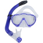 Ficha técnica e caractérísticas do produto Kit máscara e snorkel Mormaii Oasis / Azul / Infantil