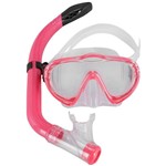 Ficha técnica e caractérísticas do produto Kit máscara e snorkel Mormaii Oasis / Rosa / Infantil