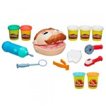 Ficha técnica e caractérísticas do produto Kit Massa de Modelar - Play-Doh - Dentista e Pack com 2 Potes - Turquesa e Laranja - Hasbro