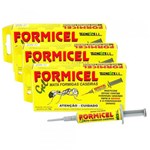 Ficha técnica e caractérísticas do produto Kit Mata Formigas Caseiras Formicel Gel 10g Tecnocel