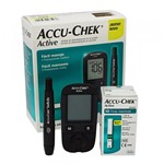 Ficha técnica e caractérísticas do produto Kit Medidor de Glicose Active Accu-check - Roche