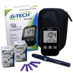 Ficha técnica e caractérísticas do produto Kit Medidor de Glicose Free Lite 100un G-tech - G Tech
