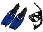 Ficha técnica e caractérísticas do produto Kit Mergulho Máscara+nadadeira+snorkel Cetus Shark - 34-35
