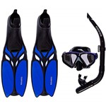 Ficha técnica e caractérísticas do produto Kit Mergulho Máscara+nadadeira+snorkel Cetus Shark - 40-41