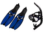 Ficha técnica e caractérísticas do produto Kit Mergulho Máscara+nadadeira+snorkel Cetus Shark