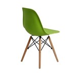 Ficha técnica e caractérísticas do produto Conjunto 2 Cadeiras Charles Eames Eiffel Wood Base Madeira - VERDE