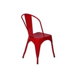 Ficha técnica e caractérísticas do produto Kit Mesa Jantar Eiffel 120x80 + 04 Cadeiras Tolix - VERMELHO