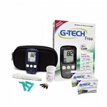 Ficha técnica e caractérísticas do produto Kit Monitor de Glicemia + 100 Tiras Reagentes Free 1 G-tech