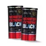 Ficha técnica e caractérísticas do produto Kit 2 Monster Extreme Black 44 Packs Probiótica