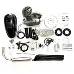 Ficha técnica e caractérísticas do produto Kit Motor 80cc Bicicleta Completo Motorizada Gasolina 65km - CINZA CLARO