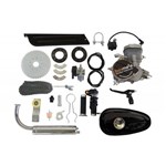 Ficha técnica e caractérísticas do produto Kit Motor Bicimoto 48cc 2 Tempos - Prata - para Bicicleta Motorizada