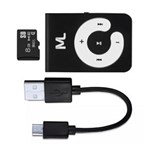 Ficha técnica e caractérísticas do produto Kit Mp3 Player 80 Mah MicroSD 8GB e Cabo Micro Usb - MC300