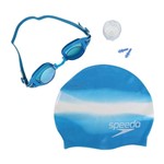Ficha técnica e caractérísticas do produto Kit Natação Speedo Swim Slc Azul
