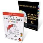 Ficha técnica e caractérísticas do produto Kit - Netter - Anatomia para Colorir, Atlas de Anatomia Humana
