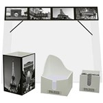 Ficha técnica e caractérísticas do produto Kit Office Paris Branco 61110 - Branco
