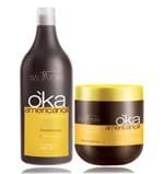 Ficha técnica e caractérísticas do produto Kit Oka Americanoil Shampoo Salvatore 1000ml + Máscara Salvatore 500ml