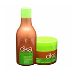 Ficha técnica e caractérísticas do produto Kit Oka Macadamia Shampoo 300ml + Máscara 250g - Salvatore