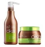 Ficha técnica e caractérísticas do produto Kit Oka Macadamia Shampoo Salvatore 300ml + Máscara 250ml