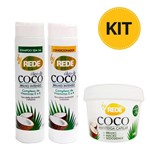 Ficha técnica e caractérísticas do produto Kit Óleo de Coco By Rede