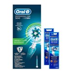 Ficha técnica e caractérísticas do produto Kit Oral-B Escova Elétrica PC 500 D16 110V + 4 Refis Precision Clean