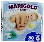 Ficha técnica e caractérísticas do produto Kit 2 Pacotes Fralda Descartável Infantil Marigold Tamanho G