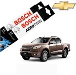 Ficha técnica e caractérísticas do produto Kit Palheta Limpador S10 2012-2016 - Bosch