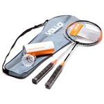 Ficha técnica e caractérísticas do produto Kit para Badminton Vollo XD016 - Preto/ Laranja