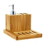 Ficha técnica e caractérísticas do produto Kit Para Banheiro 4 Peças Ecokitchen - Mimo Style