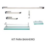 Ficha técnica e caractérísticas do produto Acessórios Kit para Banheiro Jkc8 Kit C/ 06 Peças - Vsa
