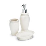 Ficha técnica e caractérísticas do produto Kit para Banheiro 3 Peças - Branco