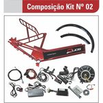Ficha técnica e caractérísticas do produto Kit para Bicicleta Elétrica de 800W com Quadro
