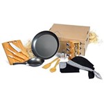 Ficha técnica e caractérísticas do produto Kit para Cozinha em Bambu/Inox - 12 Peças