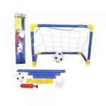 Ficha técnica e caractérísticas do produto Kit para Futebol Infantil com 1 Bola, 1 Traves Azul com Rede 1 Bomba WB5841 - Wellmix