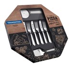 Ficha técnica e caractérísticas do produto Kit para Pizza Tramontina 14 Peças Aço Inox
