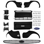 Ficha técnica e caractérísticas do produto Kit parachoque dianteiro + traseiro ford ka 97 98 99 00 +grampos +suportes