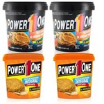 Ficha técnica e caractérísticas do produto Kit Pasta de Amendoim Power One 1kg - Crocante