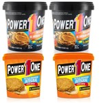 Ficha técnica e caractérísticas do produto Kit Pasta de Amendoim Power One 1kg