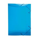 Ficha técnica e caractérísticas do produto Kit Pasta Plástica Meio Ofício Line Azul C/10 - com 10 Unidades