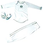 Ficha técnica e caractérísticas do produto Kit 3pçs Body Longo Coritiba - Torcida Baby