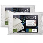Ficha técnica e caractérísticas do produto Kit 2 Peças Travesseiro Nasa UP 3 para Fronha 50x70cm - Fibrasca