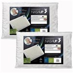 Ficha técnica e caractérísticas do produto Kit 2 Peças Travesseiro Nasa Up 3 para Fronhas - Fibrasca