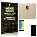 Ficha técnica e caractérísticas do produto Kit Película de Lente Câmera + Película de Vidro + Capa Silicone Samsung Galaxy J6 - Armyshield